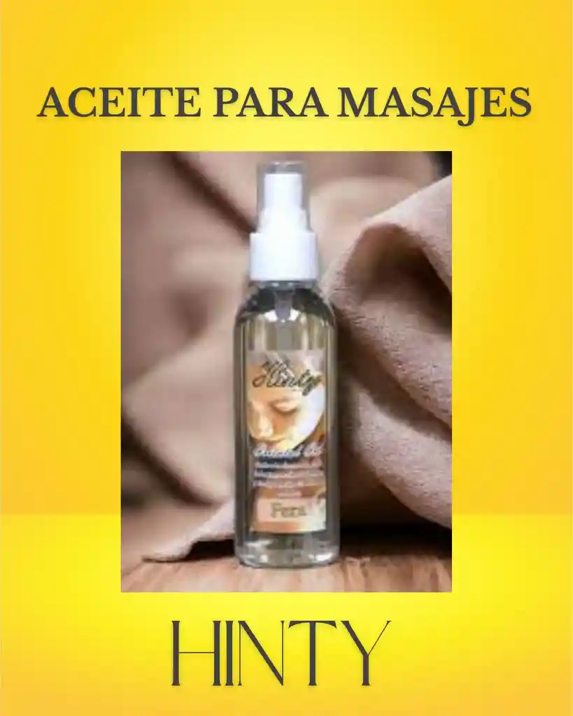 Aceite Para Masajes Hinty