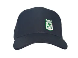 Gorras Deportivas Equipos De Fútbol Colombiano Genéricas / Nacional-negro-metálico