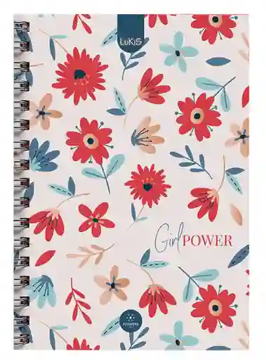 Cuaderno 5 Materia Argollado Pequeño/160 Hojas-320 Páginas/lukis
