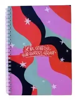 Cuaderno 5 Materias Argollado Pequeño 160 Hojas 320 Páginas Lukis
