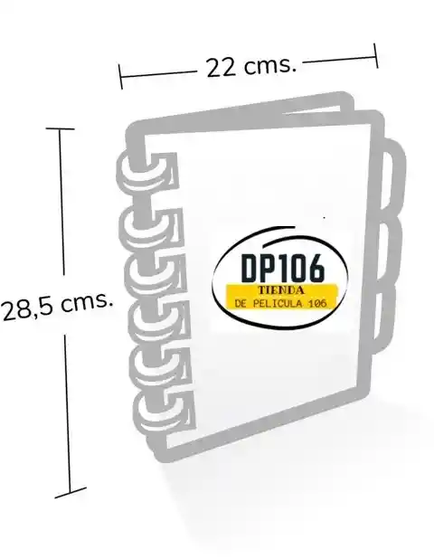 Primavera Cuaderno Cuadriculado 7 Materias Argollado Pasta Dura Hombre