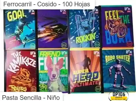Cuaderno Ferrocarril 100 Hojas Niño