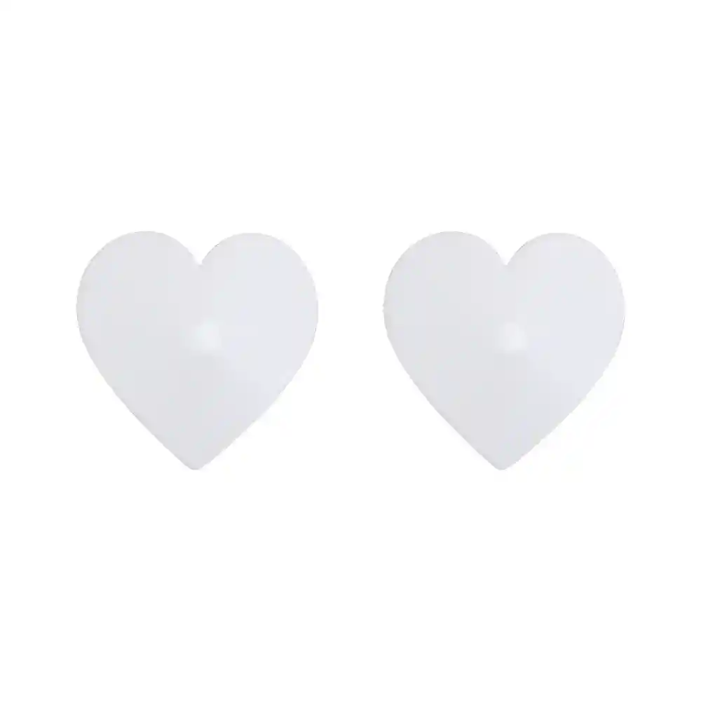 Pezoneras Corazón Blanco
