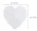 Pezoneras Corazón Blanco