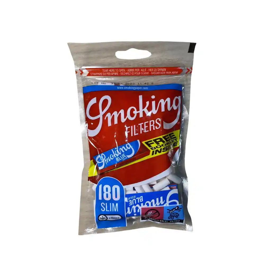 Filtros Smoking Slim 180