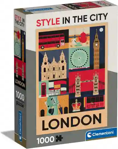 Rompecabezas 1000 Piezas Londres Inglaterra Clementoni