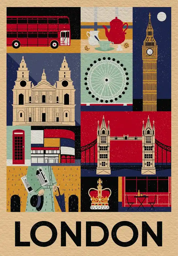 Rompecabezas 1000 Piezas Londres Inglaterra Clementoni