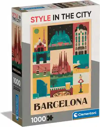 Rompecabezas 1000 Piezas Barcelona España Clementoni