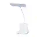 Lámpara Led De Escritorio Recargable Con Puerto Usb Y Soport
