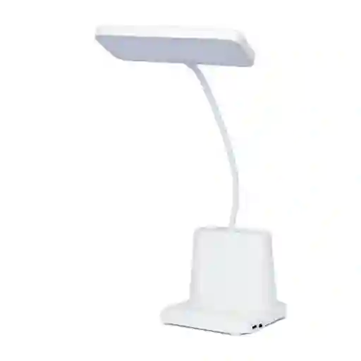 Lámpara Led De Escritorio Recargable Con Puerto Usb Y Soport