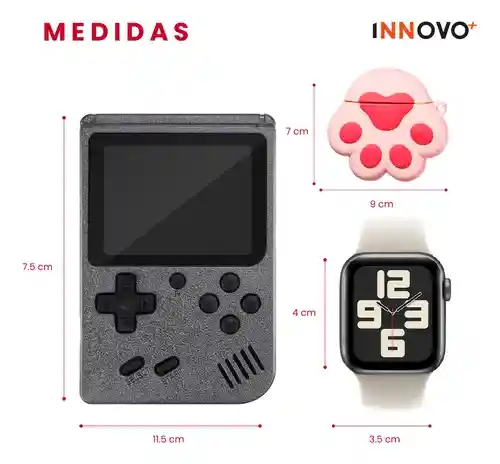 Smartwatch Deportivo Serie 8 Plus Con Audífonos Case Y Videojuegos Gris Edition