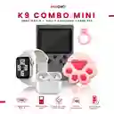 Smartwatch Deportivo Serie 8 Plus Con Audífonos Case Y Videojuegos Gris Edition