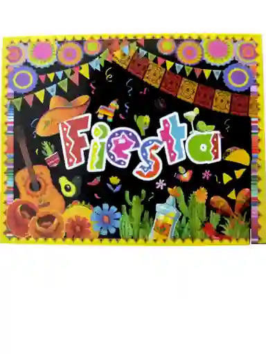 Fondo Cartel Backing Fiesta Mexicana Cumpleaños Y Decoración