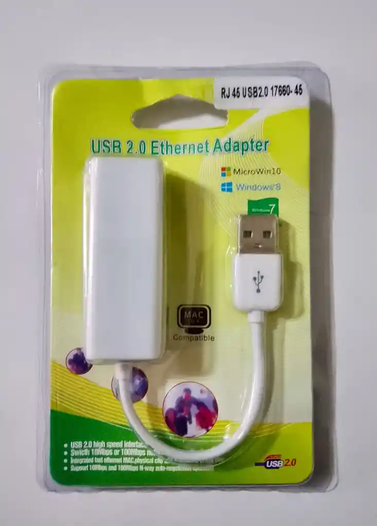 Adaptador Usb A Lan – Red Ethernet Por Usb 💻🌐