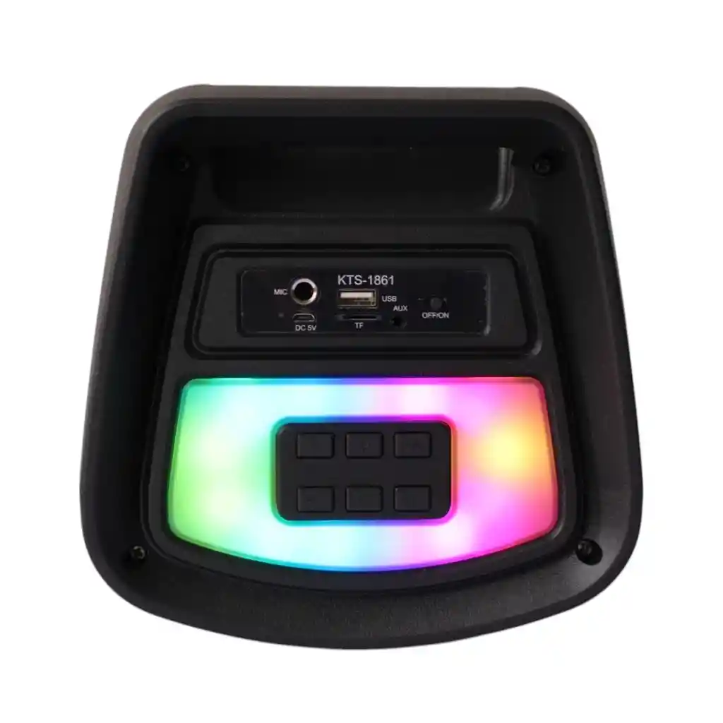 Parlante Con Sonido Claro Luces Led Y Microfono
