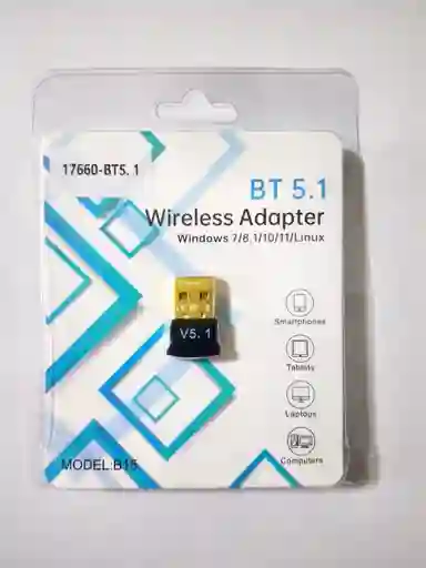 Adaptador Bluetooth 5.1 Usb – Conecta Sin Cables 🔵
