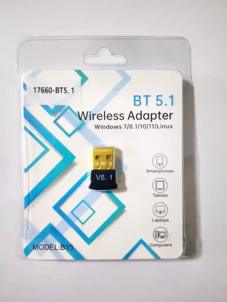 Adaptador Bluetooth 5.1 Usb – Conecta Sin Cables 🔵