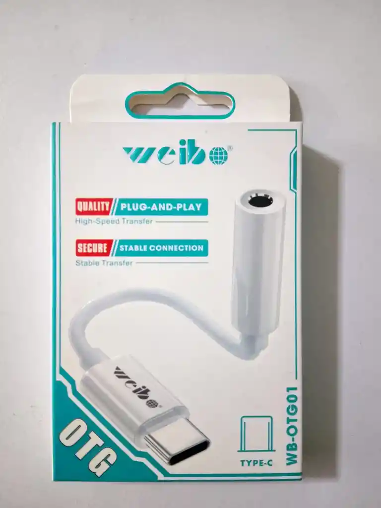 Adaptador Tipo C A Jack 3.5mm 🎧 – Audio Para Celulares Sin Entrada