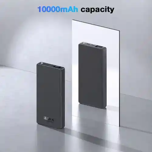Power Bank 10.000 Carga Rápida 22.5w Indicador Digital 1 Hora Doble Salida Tipo C Gar264