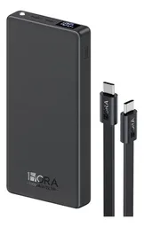Power Bank 10.000 Carga Rápida 22.5w Indicador Digital 1 Hora Doble Salida Tipo C Gar264