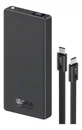 Power Bank 10.000 Carga Rápida 22.5w Indicador Digital 1 Hora Doble Salida Tipo C Gar264