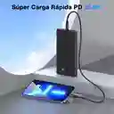 Power Bank 10.000 Carga Rápida 22.5w Indicador Digital 1 Hora Doble Salida Tipo C Gar264