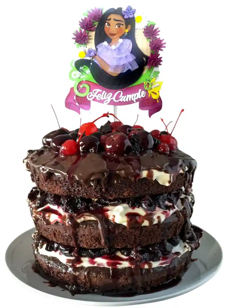 Topper Para Pastel Torta De Isabella Encanto Feliz Cumple