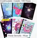 Cuaderno Cuadriculado Cosido Mujer 100 Hojas Pasta Sencilla