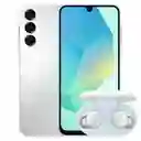 Celular Samsung A16 256gb 8gb Plateado + Audifonos Galaxy Buds