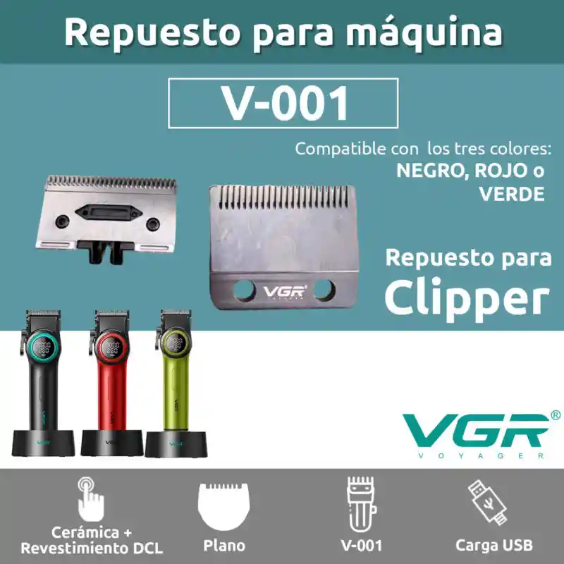 A-cuchillas De Repuesto Vgr R-001