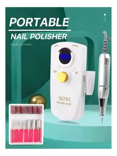 Pulidor De Uñas Drill Profesional Portatil Recargable Varias Velocidades Innovo