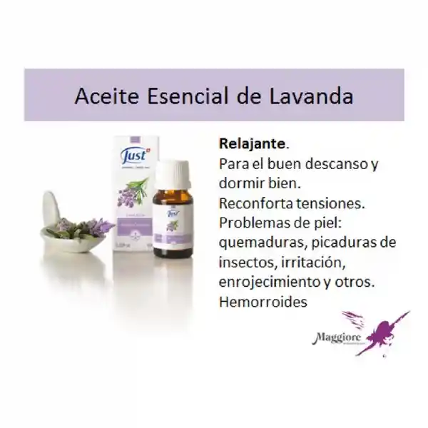 Aceite Esencial De Lavanda 10ml Just