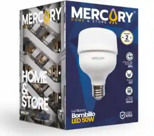 Bombillo Led Mercury 50w E27 6500k