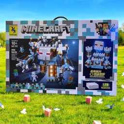 Juego De Construcción Lego Minecraft 858 Piezas Con Retroiluminación Led