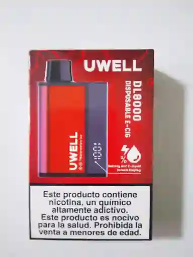 Vaper Uwell 8.000 Puffs – Sandía 🍉