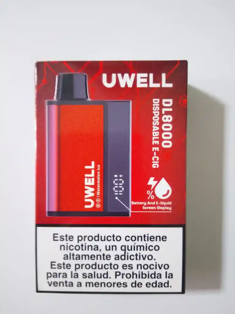 Vaper Uwell 8.000 Puffs – Sandía 🍉