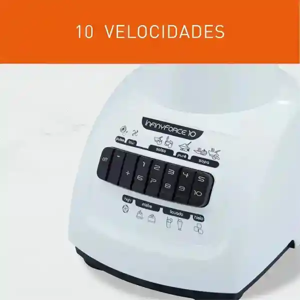 Licuadora Imusa Infiny Force 10 Velocidades 6 Cuchillas