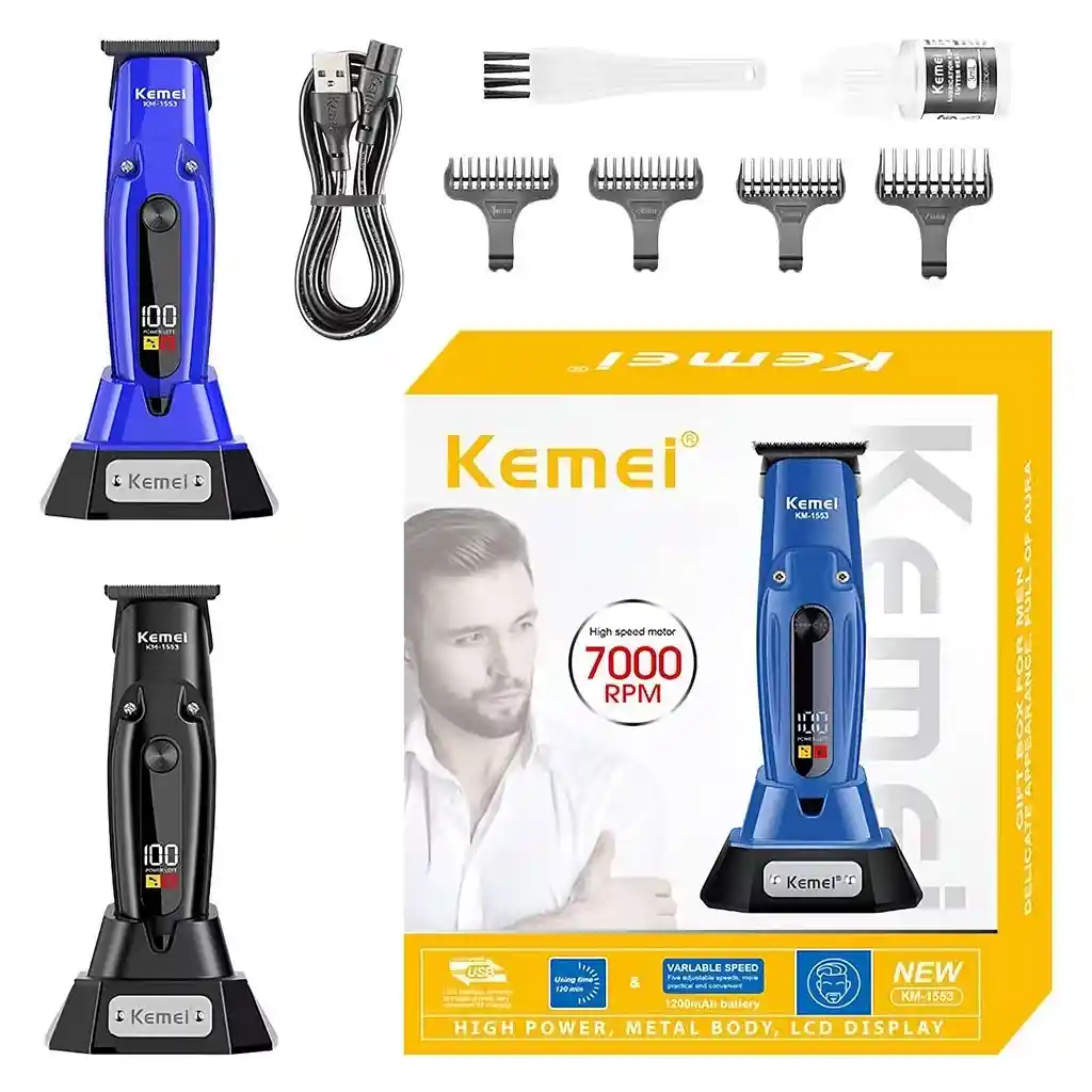 Patillera Profesional Kemei Km-1553