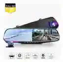 Dvr Espejo Con Camara Seguridad Para Vehículo Con Camara Trasera Full Hd