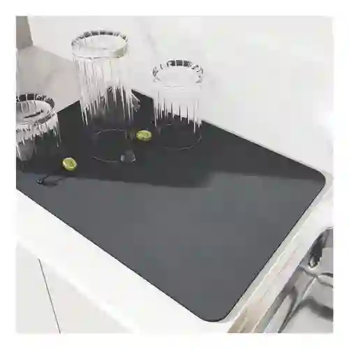 Alfombra Mini Para Cocina Hogar Absorbente De Agua Platero Anti Hongos Secado Rápido