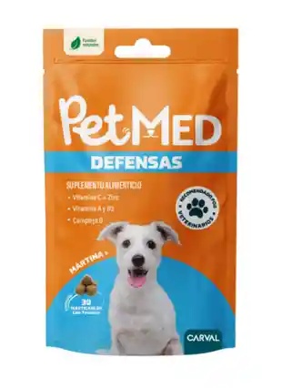 Petmed Defensas Suplemento Alimenticio Para Perros