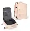Maleta Morral Para Laptop Puerto Usb Viajero Práctico Amaz Beige Innovo