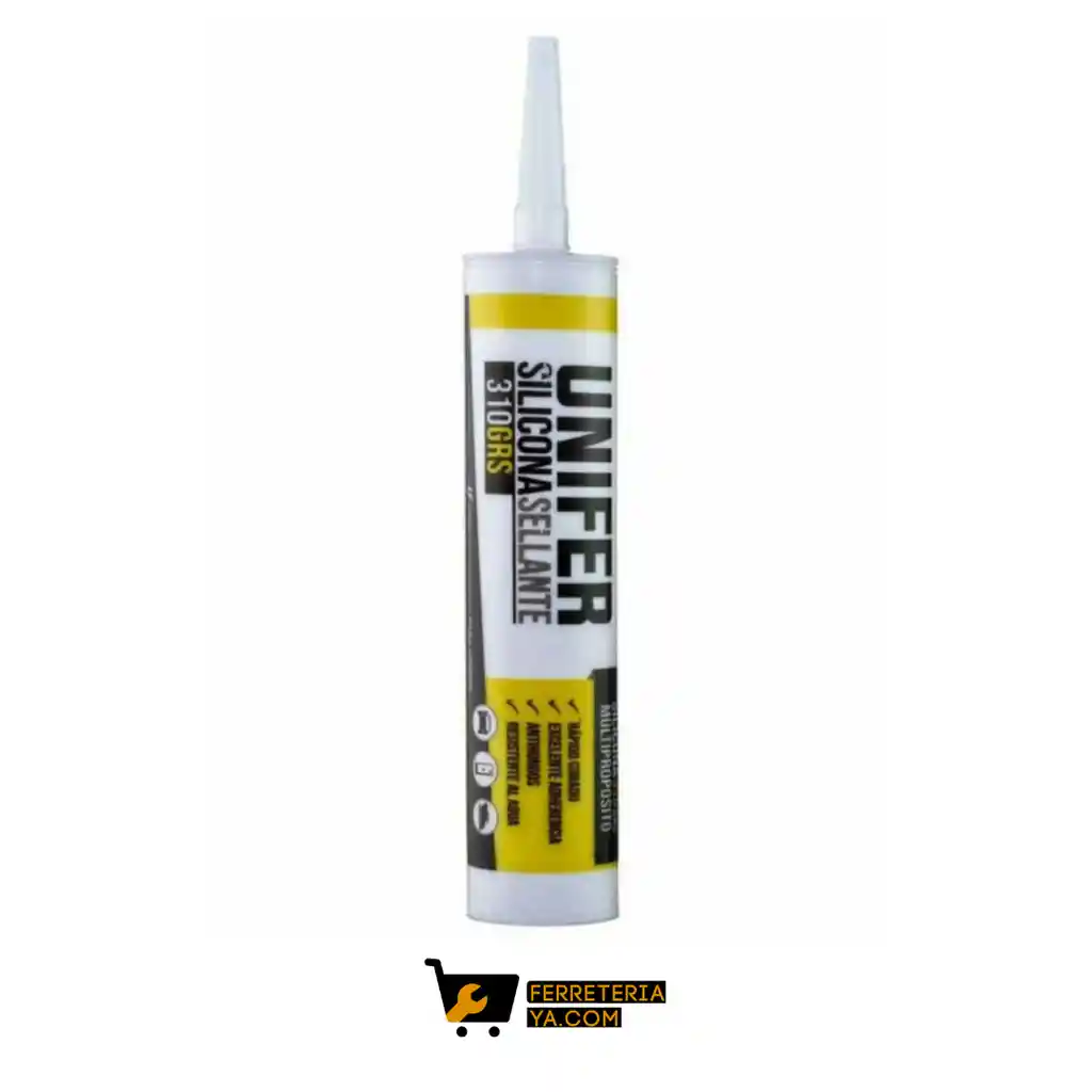 Silicona Tubo Transparente Antihongos 280g Multimarca
