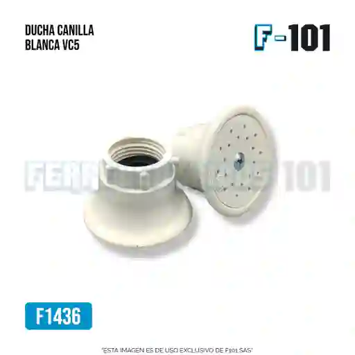 Ducha Canilla Blanca