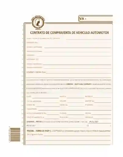 Contrato De Compraventa De Vehículo Automotor Minerva - Legis