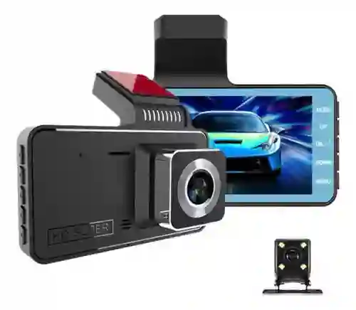 Dvr Camara Seguridad Para Vehículo Con Camara Trasera Full Hd