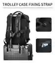 Maleta Morral Para Laptop Puerto Usb Viajero Práctico Semi Impermeable Amaz Black Edition Innovo