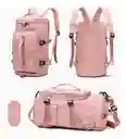 Bolso Maleta Morral Deportivo Impermeable Multifuncional Pink Rose