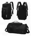Bolso Maleta Morral Deportivo Impermeable Multifuncional Negro