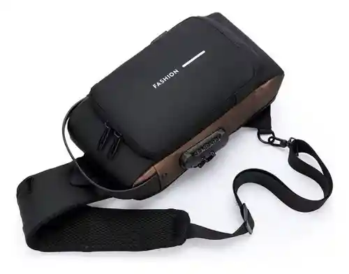 Bolso Manos Libres Mini Morral Hombre Tipo Pechera Antirrobo